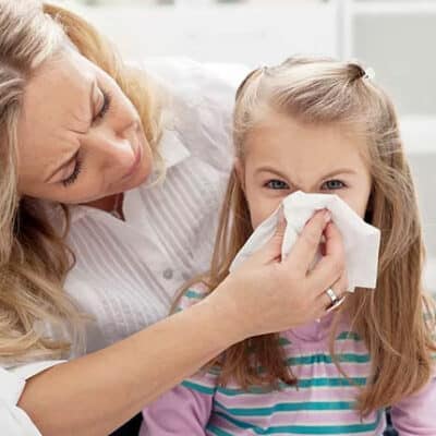 Allergy symptoms in children